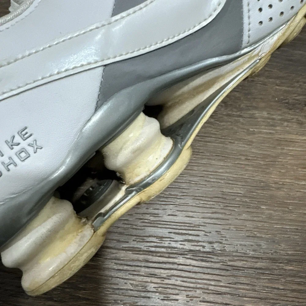 VTG 90s Y2K Nike Shox White Gray Sz 7.5 Collectible Old‎ READ